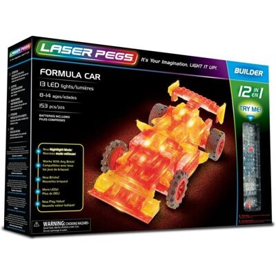 Laser Pegs, klocki konstrukcyjne 12w1 Formula Car Laser Pegs, klocki konstrukcyjne 12w1 Formula Car