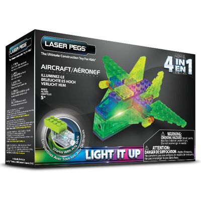 Lorien Laser Pegs, klocki konstrukcyjne 4w1 Aircraft Lorien Laser Pegs, klocki konstrukcyjne 4w1 Aircraft