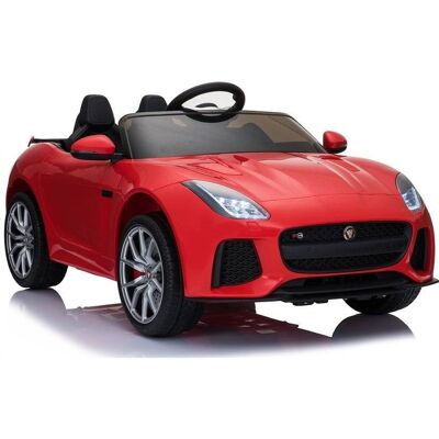 Import LEANToys LEAN Cars, auto na akumulator Jaguar F-Type, czerwony lakier Import LEANToys LEAN Cars, auto na akumulator Jaguar F-Type, czerwony lakier