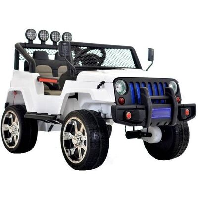 Import LEANToys LEAN Cars, auto na akumulator S2388 Jeep Biały 4x45W Import LEANToys LEAN Cars, auto na akumulator S2388 Jeep Biały 4x45W