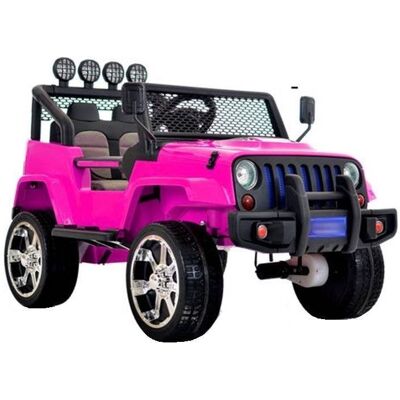 Import LEANToys LEAN Cars, auto na akumulator S2388 Jeep Różowy 4x45W Import LEANToys LEAN Cars, auto na akumulator S2388 Jeep Różowy 4x45W