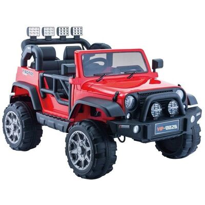 LEANToys, auto na akumulator Jeep HP012, czerwony LEANToys, auto na akumulator Jeep HP012, czerwony