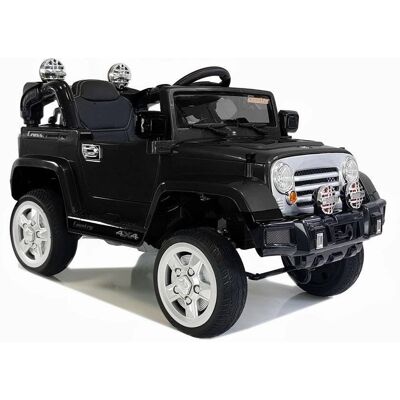 LEANToys LEAN Cars, auto na akumulator Jeep, JJ245, Czarny LEANToys LEAN Cars, auto na akumulator Jeep, JJ245, Czarny