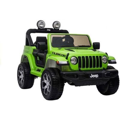 LEANToys LEAN Cars, auto na akumulator Jeep Wrangler Rubicon Zielony LEANToys LEAN Cars, auto na akumulator Jeep Wrangler Rubicon Zielony