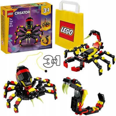 Lego 31159 Creator 3w1 Dzikie zwierzęta niezwykły pająk Skorpion Wąż Nowość Lego 31159 Creator 3w1 Dzikie zwierzęta niezwykły pająk Skorpion Wąż Nowość