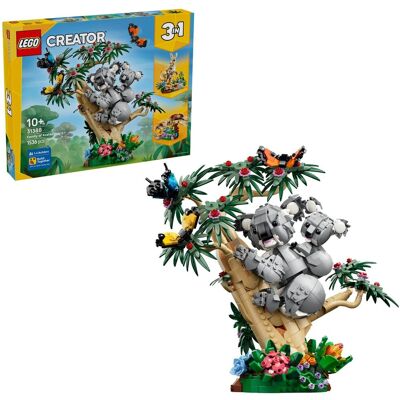 Lego 31388 Creator 3w1 - Dzikie zwierzęta: Rodzina koali Lego 31388 Creator 3w1 - Dzikie zwierzęta: Rodzina koali