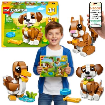 3w1 PREZENT DLA DZIECKA 8+ Psotny Szczeniaczek • 336 el. (31382) Lego Dla Chłopca Dziewczynki Wnuczka Wnuczki + EBOOK-1 3w1 PREZENT DLA DZIECKA 8+ Psotny Szczeniaczek • 336 el. (31382) Lego Dla Chłopca Dziewczynki Wnuczka Wnuczki + EBOOK-1
