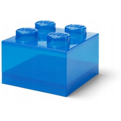 Pojemnik na przechowywanie Lego - Niebieski - Stosowalny, Przezroczysty, Trwały Pojemnik na przechowywanie Lego - Niebieski - Stosowalny, Przezroczysty, Trwały