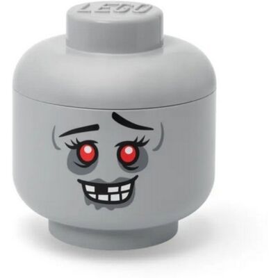 Lego 40320822 - Pojemnik głowa duża L - Zombie szara Lego 40320822 - Pojemnik głowa duża L - Zombie szara