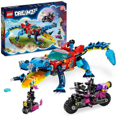 Lego 71458 DREAMZzz Krokodylowy samochód, Zabawka z Samochodem 2 w 1, Monster Truck lub Auto-Krokodyl, Z minifigurkami z Serialu, Prezent dla + 8-le.. Lego 71458 DREAMZzz Krokodylowy samochód, Zabawka z Samochodem 2 w 1, Monster Truck lub Auto-Krokodyl, Z minifigurkami z Serialu, Prezent dla + 8-le..