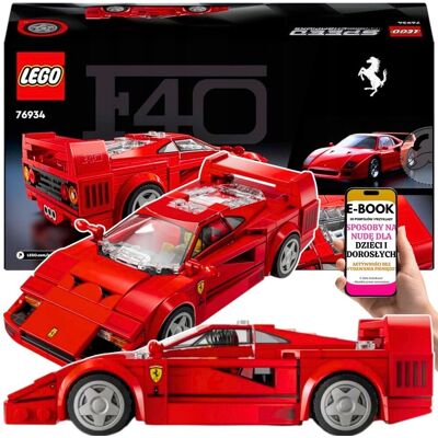 76934 FERRARI F40 – SUPER PREZENT DLA DZIECKA 9+ • ZESTAW LEGO DLA MIŁOŚNIKÓW AUT + EBOOK-3 76934 FERRARI F40 – SUPER PREZENT DLA DZIECKA 9+ • ZESTAW LEGO DLA MIŁOŚNIKÓW AUT + EBOOK-3