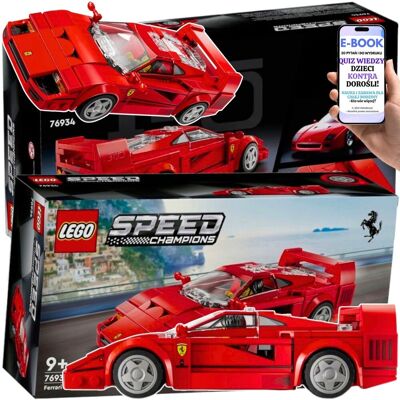 76934 Ferrari F40 – SUPERAUTO DO ZBUDOWANIA • NAJLEPSZY PREZENT DLA DZIECKA • ZESTAW LEGO DLA CHŁOPCA + EBOOK-2 76934 Ferrari F40 – SUPERAUTO DO ZBUDOWANIA • NAJLEPSZY PREZENT DLA DZIECKA • ZESTAW LEGO DLA CHŁOPCA + EBOOK-2