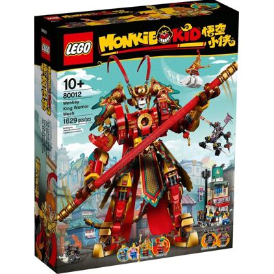LEGO Monkie Kid - Monkey King Mech 80012 - Złoty Staff - Zabawka LEGO Monkie Kid - Monkey King Mech 80012 - Złoty Staff - Zabawka