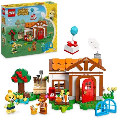 Lego Animal Crossing, klocki, Odwiedziny Isabelle, 77049 Lego Animal Crossing, klocki, Odwiedziny Isabelle, 77049