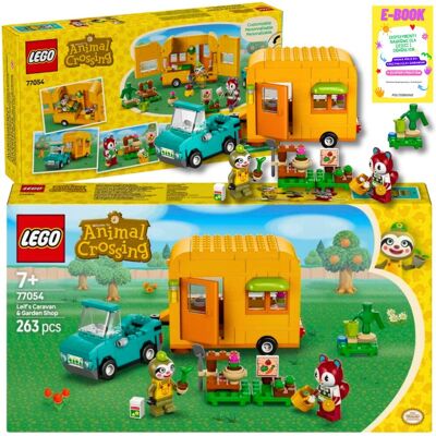 Lego ANIMAL CROSSING Leif i jego karawan oraz sklep ogrodniczy KLOCKI PREZENT 77054 + EBOOK Lego ANIMAL CROSSING Leif i jego karawan oraz sklep ogrodniczy KLOCKI PREZENT 77054 + EBOOK