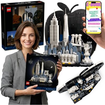 Lego Architecture 21066 Nowy Jork Wielkie Jabłko Skyline + E-BOOK Lego Architecture 21066 Nowy Jork Wielkie Jabłko Skyline + E-BOOK