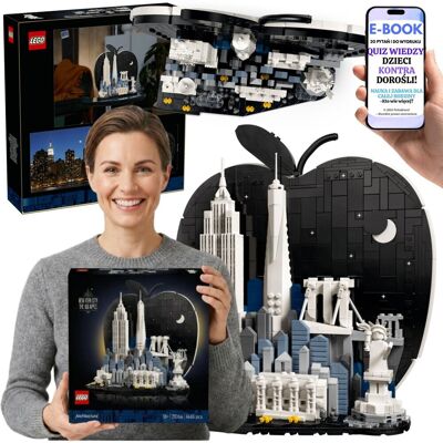 Lego Architecture New York Wielkie Jabłko Prezent (21066) + E-BOOK-2 Lego Architecture New York Wielkie Jabłko Prezent (21066) + E-BOOK-2