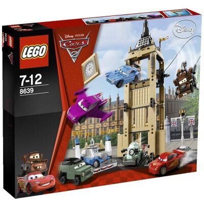 Lego AUTA, klocki Ucieczka z wieży zegarowej Big Bentley, 8639 Lego AUTA, klocki Ucieczka z wieży zegarowej Big Bentley, 8639