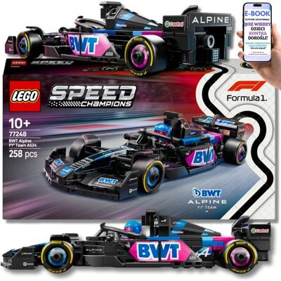 Lego AUTKO BOLID – Speed Champions F1 Alpine A524 77248 • Bolid z Ruchomym HALO, Kokpitem i Oponami PIRELLI KLOCKI PREZENT + EBOOK-2 Lego AUTKO BOLID – Speed Champions F1 Alpine A524 77248 • Bolid z Ruchomym HALO, Kokpitem i Oponami PIRELLI KLOCKI PREZENT + EBOOK-2