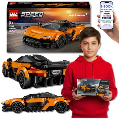 AUTKO MCLAREN Speed Champions (77257) • McLaren W1 Lego samochód wyścigowy Dla Chłopca Syna Na Urodziny Święta + EBOOK-2 AUTKO MCLAREN Speed Champions (77257) • McLaren W1 Lego samochód wyścigowy Dla Chłopca Syna Na Urodziny Święta + EBOOK-2