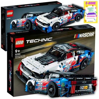Lego Auto Prezent - Technic Chevrolet Camaro Zl1 Z Serii Nascar Autko Klocki Prezent + Ebook Lego Auto Prezent - Technic Chevrolet Camaro Zl1 Z Serii Nascar Autko Klocki Prezent + Ebook