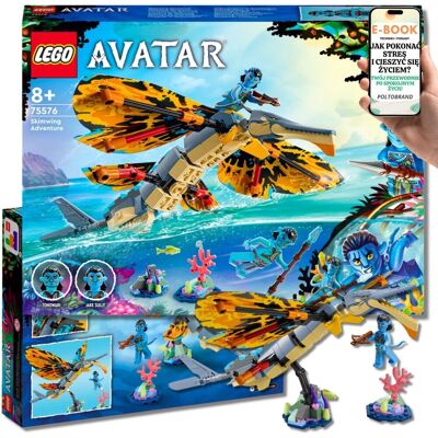 Lego AVATAR SKIMWING, RAFY, PADORA Zestaw 75576 z figurkami Jake’a i Tonowariego KLOCKI PREZENT + EBOOK-1 Lego AVATAR SKIMWING, RAFY, PADORA Zestaw 75576 z figurkami Jake’a i Tonowariego KLOCKI PREZENT + EBOOK-1