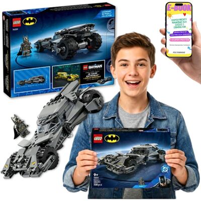 BATMAN Batmobil Batman v Superman 76331 LEGO DC Prezent Dla Chłopca Syna + E-BOOK BATMAN Batmobil Batman v Superman 76331 LEGO DC Prezent Dla Chłopca Syna + E-BOOK