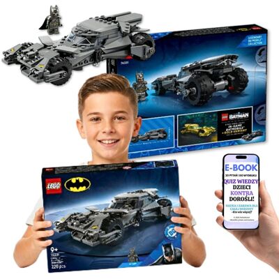 BATMOBIL Batman v Superman (76331) LEGO Batman Dla Chłopca 9 10 11 12 Lat + E-BOOK-2 BATMOBIL Batman v Superman (76331) LEGO Batman Dla Chłopca 9 10 11 12 Lat + E-BOOK-2