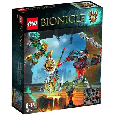 Lego Bionicle, klocki Twórca Masek kontra Władca Czaszek, 70795 Lego Bionicle, klocki Twórca Masek kontra Władca Czaszek, 70795