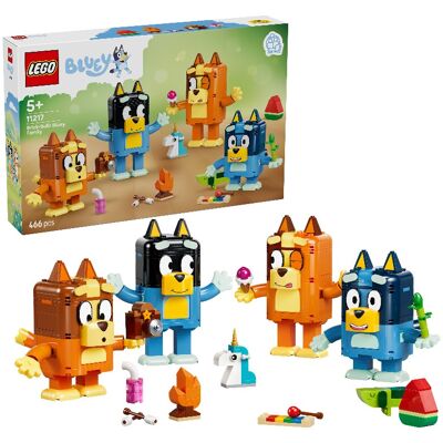 Lego Blue, klocki, Rodzina Blue z klocków, 11217 Lego Blue, klocki, Rodzina Blue z klocków, 11217