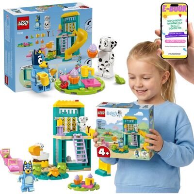Lego BLUEY 11201 Blue i Łatka Na Placu Zabaw Klocki Dla Dzieci + E-BOOK Lego BLUEY 11201 Blue i Łatka Na Placu Zabaw Klocki Dla Dzieci + E-BOOK