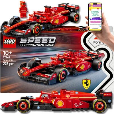 Bolid F1 Ferrari SF-24 AUTKO PREZENT • 77242 BOLID FORMUŁA 1 • ZESTAW KOLEKCJONERSKI DLA FANÓW FORMUŁY 1 • PREZENT LEGO DLA DZIECI I DOROSŁYCH .. Bolid F1 Ferrari SF-24 AUTKO PREZENT • 77242 BOLID FORMUŁA 1 • ZESTAW KOLEKCJONERSKI DLA FANÓW FORMUŁY 1 • PREZENT LEGO DLA DZIECI I DOROSŁYCH ..