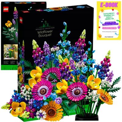 Botanical Collection - Bukiet Z Polnych Kwiatów - Lego Prezent Kwiaty + Ebook Botanical Collection - Bukiet Z Polnych Kwiatów - Lego Prezent Kwiaty + Ebook