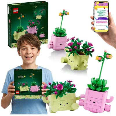 BOTANICALS Bujające Się Roślinki 11506 Urocze Kwiaty LEGO Dla Dziewczynki + E-BOOK BOTANICALS Bujające Się Roślinki 11506 Urocze Kwiaty LEGO Dla Dziewczynki + E-BOOK