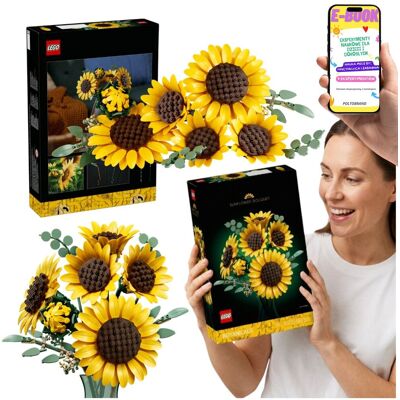 BOTANICALS Bukiet Słoneczników 11502 Kwiaty LEGO 18+ Prezent Dla Kobiety + E-BOOK BOTANICALS Bukiet Słoneczników 11502 Kwiaty LEGO 18+ Prezent Dla Kobiety + E-BOOK