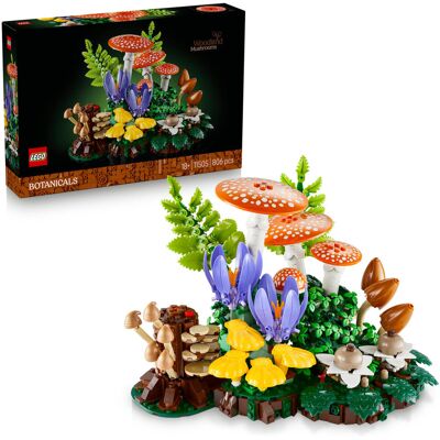 Lego Botanicals, klocki, Grzyby leśne, zestaw konstrukcyjny dla dorosłych, 11505 Lego Botanicals, klocki, Grzyby leśne, zestaw konstrukcyjny dla dorosłych, 11505