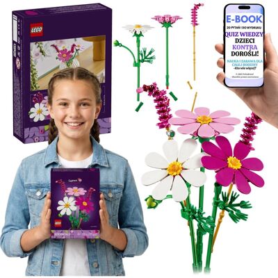 Lego Botanicals Kosmosy 11514 Bukiet Kwiatów Prezent Dla Dziewczynki + E-BOOK-2 Lego Botanicals Kosmosy 11514 Bukiet Kwiatów Prezent Dla Dziewczynki + E-BOOK-2