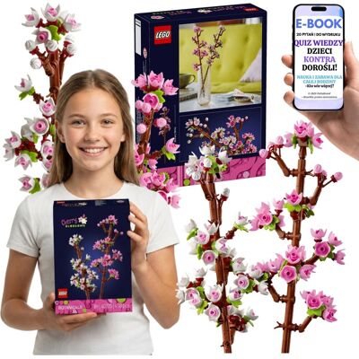 Lego Botanicals Kwiaty Wiśni 40725 Cherry Blossom Dekoracja Domu Biura Prezent Premium + E-BOOK-2 Lego Botanicals Kwiaty Wiśni 40725 Cherry Blossom Dekoracja Domu Biura Prezent Premium + E-BOOK-2