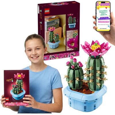 BOTANICALS Kwitnący Kaktus 11509 LEGO Kwiaty Doniczka Prezent Dla Dziewczynki + E-BOOK BOTANICALS Kwitnący Kaktus 11509 LEGO Kwiaty Doniczka Prezent Dla Dziewczynki + E-BOOK