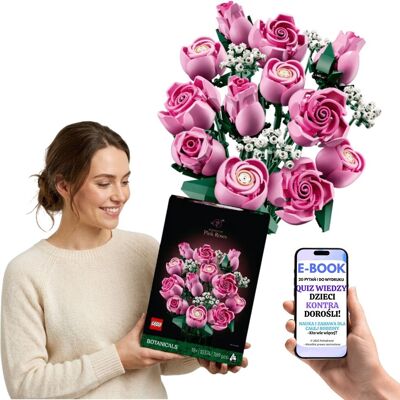 BOTANICALS RÓŻOWE RÓŻE 10374 Bukiet Kwiatów LEGO Dla Kobiety 18+ E-BOOK-2 BOTANICALS RÓŻOWE RÓŻE 10374 Bukiet Kwiatów LEGO Dla Kobiety 18+ E-BOOK-2