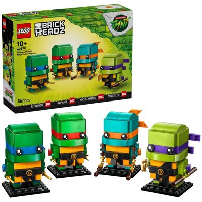 Lego BrickHeadz 40878 Wojownicze Żółwie Ninja Lego BrickHeadz 40878 Wojownicze Żółwie Ninja