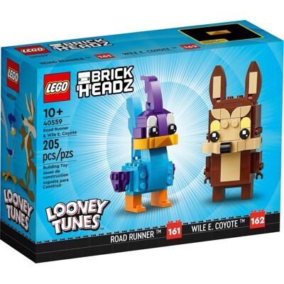 LEGO Brickheadz Looney Tunes Road Runner i Wile E. Coyote Zestaw 40559 LEGO Brickheadz Looney Tunes Road Runner i Wile E. Coyote Zestaw 40559