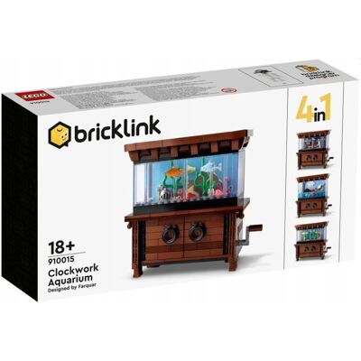 Lego Bricklink 910015 Nakręcane Akwarium Lego Bricklink 910015 Nakręcane Akwarium