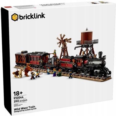 Lego Bricklink 910044 Pociąg na Dzikim Zachodzie Lego Bricklink 910044 Pociąg na Dzikim Zachodzie