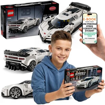 Lego BUGATTI 77240 Speed Champions Auto Sportowe Prezent Dla Chłopca + E-BOOK-1 Lego BUGATTI 77240 Speed Champions Auto Sportowe Prezent Dla Chłopca + E-BOOK-1