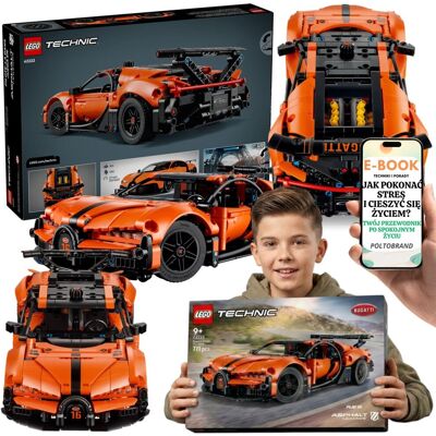 BUGATTI CHIRON 42222 LEGO Technic Samochód Sportowy Prezent + E-BOOK-1 BUGATTI CHIRON 42222 LEGO Technic Samochód Sportowy Prezent + E-BOOK-1