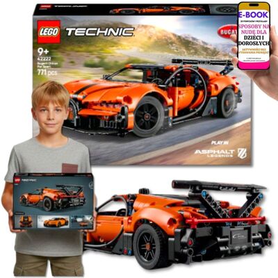 Bugatti Chiron Pur Sport • technic (42222) auto wyścigowe 9+ Lego Samochód Wyścigowy Prezent Lego Dla Chłopca Wnuczka + EBOOK-3 Bugatti Chiron Pur Sport • technic (42222) auto wyścigowe 9+ Lego Samochód Wyścigowy Prezent Lego Dla Chłopca Wnuczka + EBOOK-3