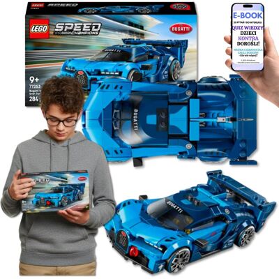 Bugatti Vision Gran Turismo • HIPERSAMOCHÓD dla fana wyścigów (77253) Lego Prezent Dla Dziecka Syna Wnuka + EBOOK-2 Bugatti Vision Gran Turismo • HIPERSAMOCHÓD dla fana wyścigów (77253) Lego Prezent Dla Dziecka Syna Wnuka + EBOOK-2