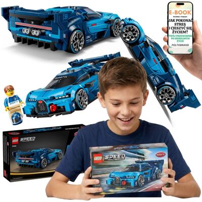 Lego BUGATTI VISION GT 77253 Speed Champions Hipersamochód Dla Chłopca + E-BOOK-1 Lego BUGATTI VISION GT 77253 Speed Champions Hipersamochód Dla Chłopca + E-BOOK-1