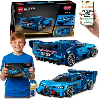 Bugatti Vision GT • samochód sportowy (77253) Lego Samochód Autko Prezent Dla Chłopaka Syna Wnuczka 10 11 12 13 Latka + EBOOK-1 Bugatti Vision GT • samochód sportowy (77253) Lego Samochód Autko Prezent Dla Chłopaka Syna Wnuczka 10 11 12 13 Latka + EBOOK-1